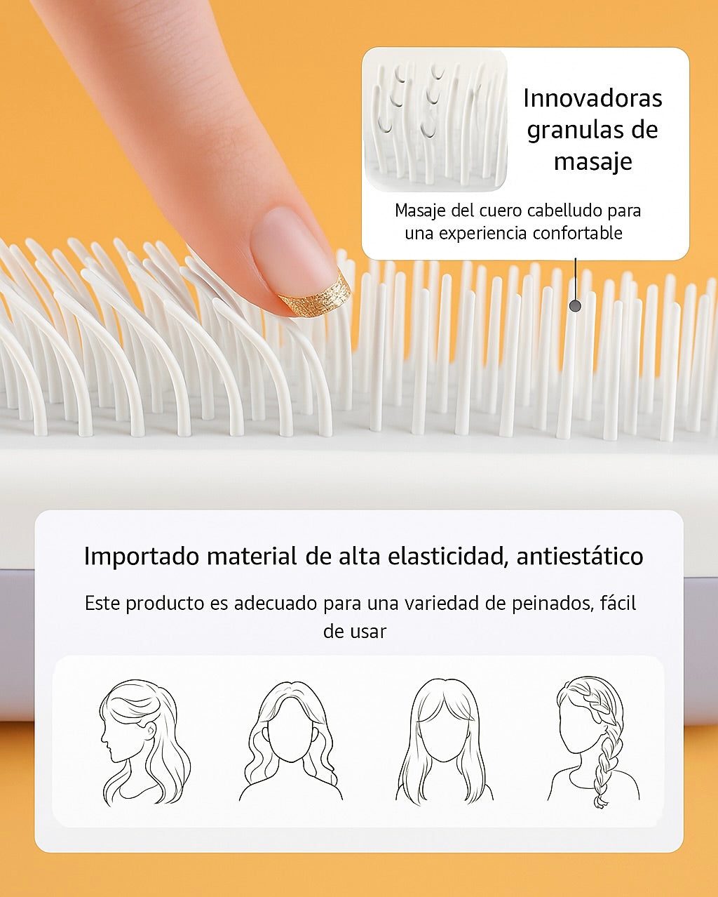 MagicBrush® Cerdas Retráctiles