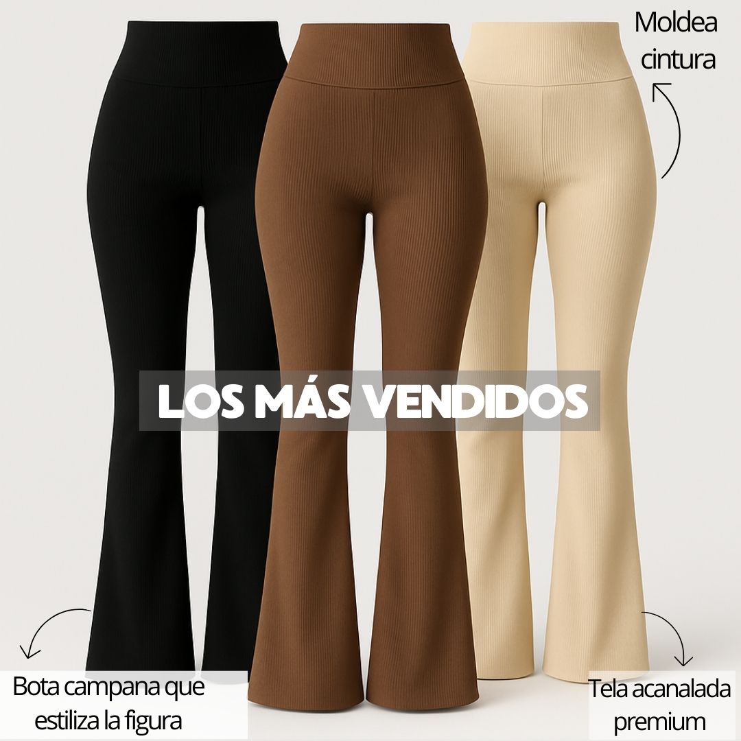 Leggins Rib Campana Comodidad que Realza tu Figura