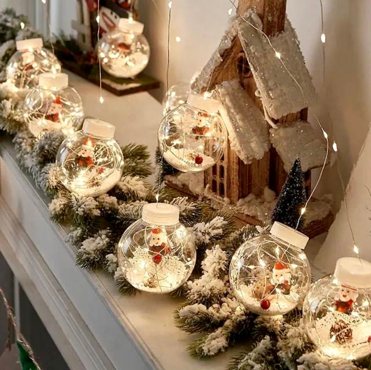 Cortina De Esferas Papa Noel™