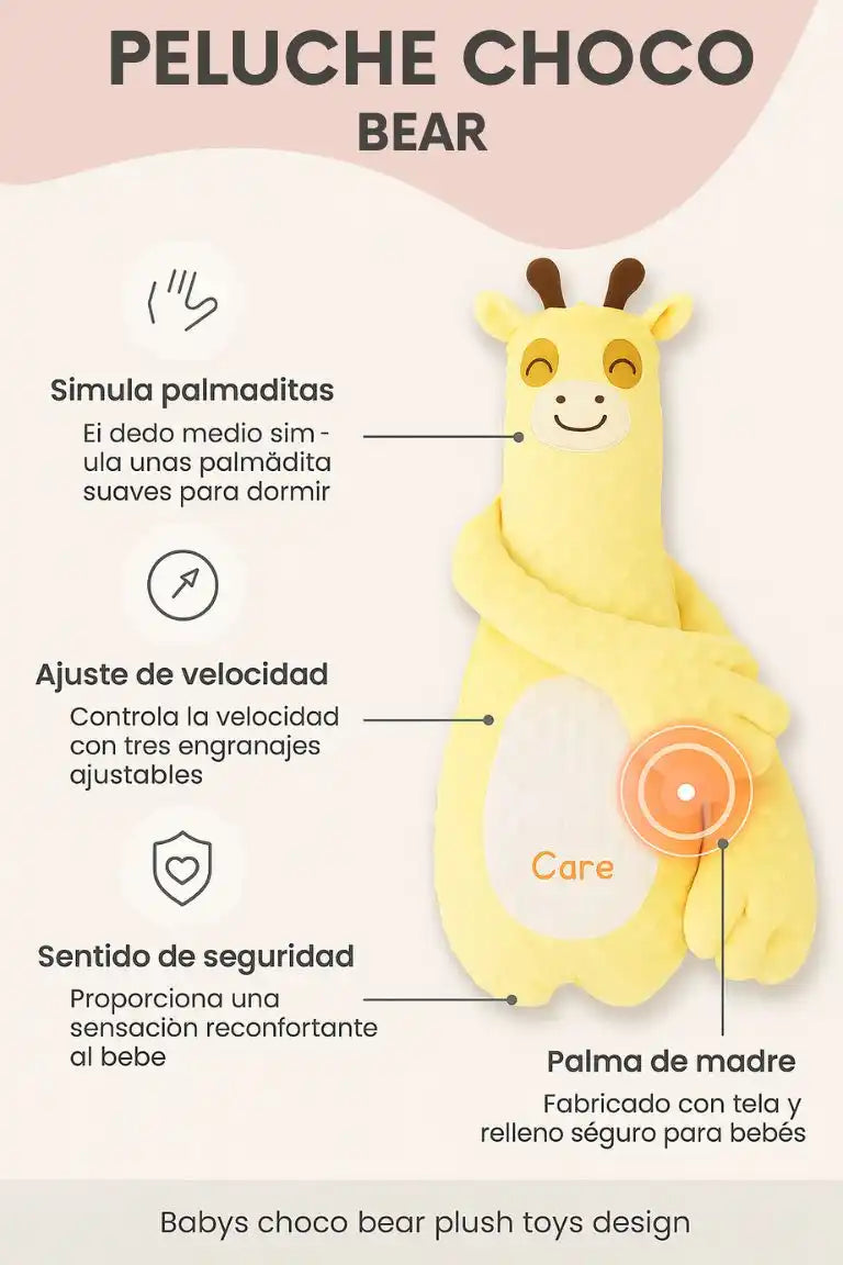 Cojin Calmante™ abraza y arrulla a tu bebé como si fueras tú 🐻💤